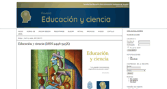 Desktop Screenshot of educacionyciencia.org